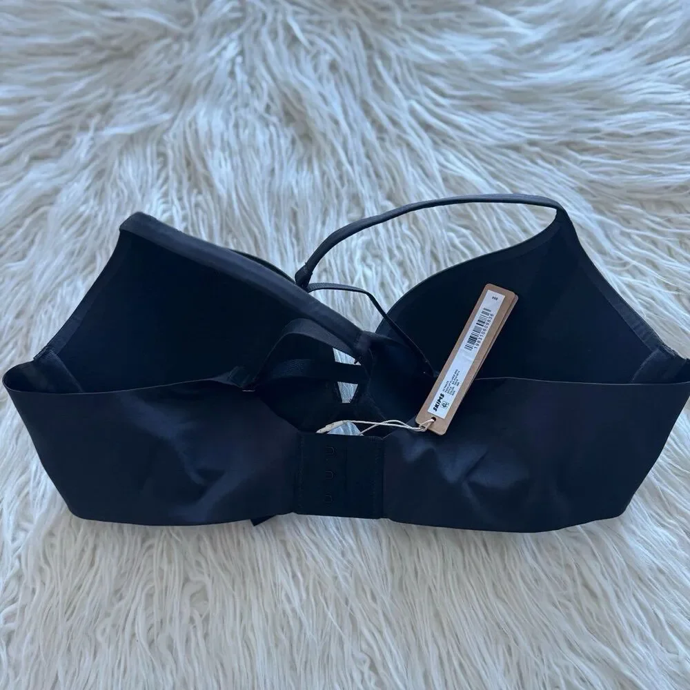 Skims Ultimate Push up Plunge Bra Onyx Size 34D - Picture 5 of 6